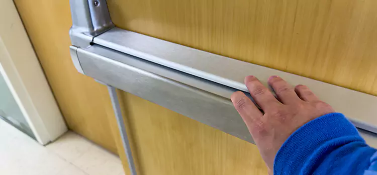 Installing a Push Bar on a Door Hopkinsville